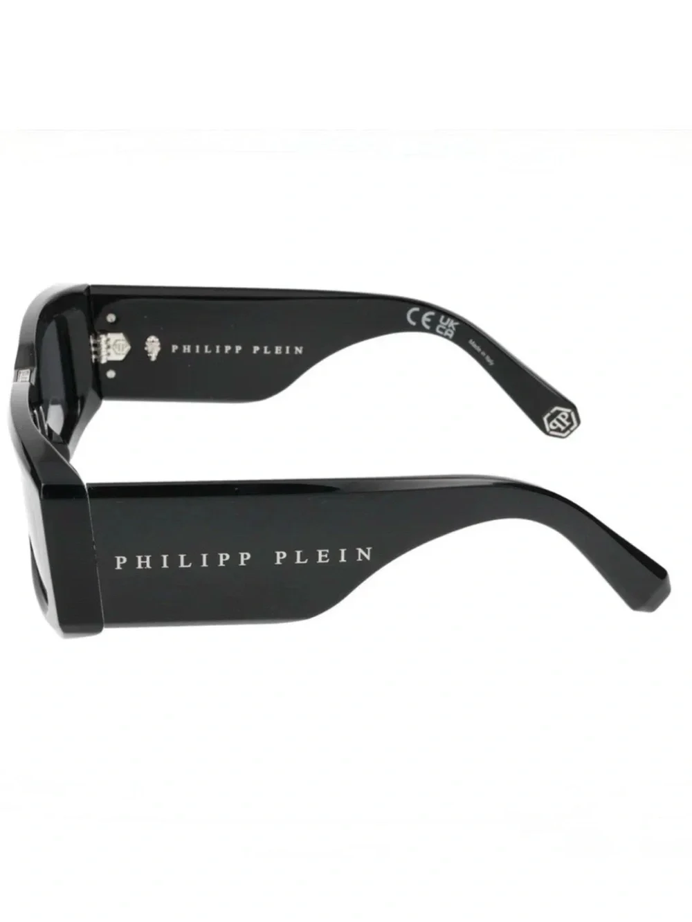 NEW Philipp Plein Master SPP 149V COL  Unisex Black 0700 Sunglasses  Authentic